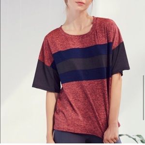 FP Movement Free People Ian's Boxy Tee Heather
